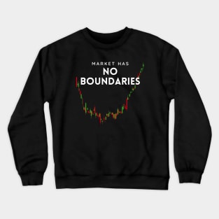 Market Has No Boundaries (light) Crewneck Sweatshirt